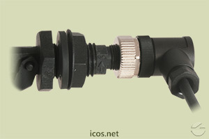 Haga clic para ampliar Montaje del Conector M12 (sin cable) con sensor Eicos Montaje del Conector M12 (sin cable) con sensor Eicos