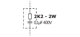 Los componentes internos del Filtro Supresor K8 para AC