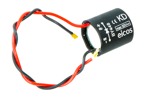 Haga clic para ampliar Filtro Supresor KD (DC) para Contactores y los Relés de Comando Filtro Supresor KD (DC) para Contactores y los Relés de Comando