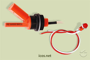 Haga clic para ampliar LED Piloto 12Vdc Rojo con Sensor de Nivel LF122E-40 LED Piloto 12Vdc Rojo con Sensor de Nivel LF122E-40