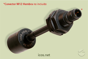 Haga clic para ampliar Plug M12 del sensor de nivel Eicos LD361-M12 Plug M12 del sensor de nivel Eicos LD361-M12