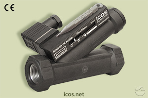 Haga clic para ampliar Sensor de flujo Eicos FH12B04, adecuado para medios flujos de líquido Sensor de flujo Eicos FH12B04, adecuado para medios flujos de líquido