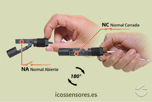 Haga clic para ampliar Funcionamiento NA o NC del sensor de nivel LA32N-40 Funcionamiento NA o NC del sensor de nivel LA32N-40